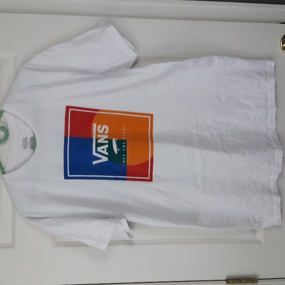 Vans Other - Mens Vans Kalido Color-Block Tee - White / Multicolor Size Large